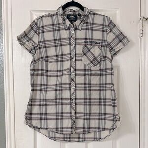 Harley-Davidson Women’s Plaid Button-Down Shirt - Size L